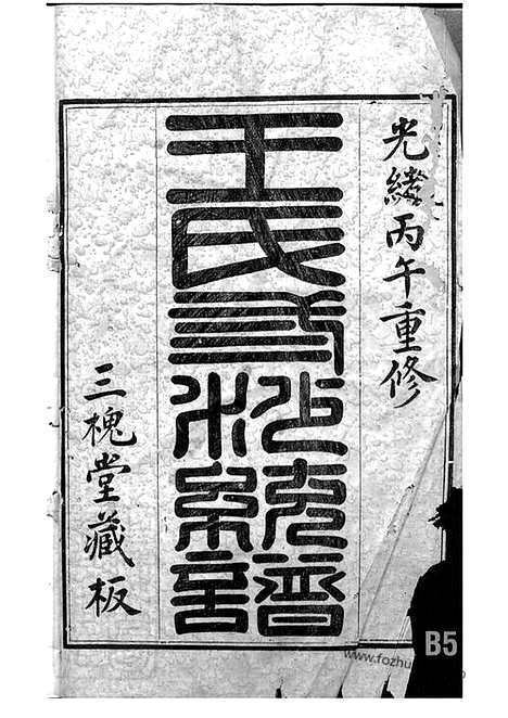 【王氏三沙宗谱】十六卷（吴县家谱）_N1556.pdf