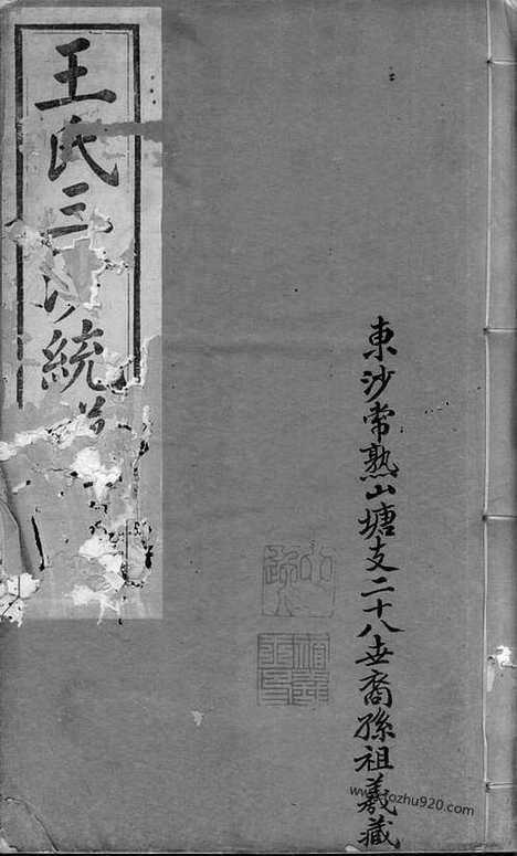 【王氏三沙宗谱】不分卷（昆山家谱）_N1689.pdf