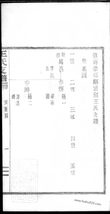 【镇海崇邱乡漕头王氏支谱】不分卷_N1832.pdf