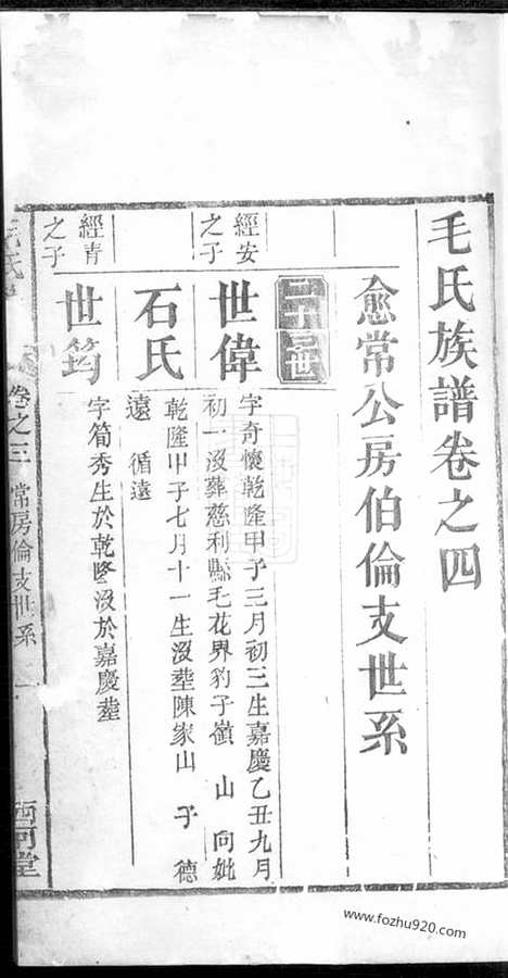 【毛氏族谱】（长沙家谱）_N1879.pdf