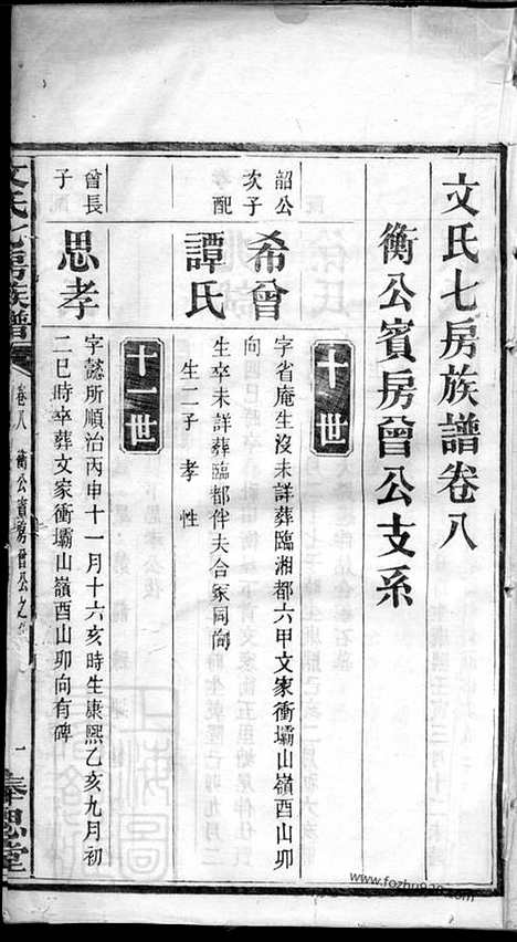 【文氏七房族谱】（湖南家谱）_N1940.pdf