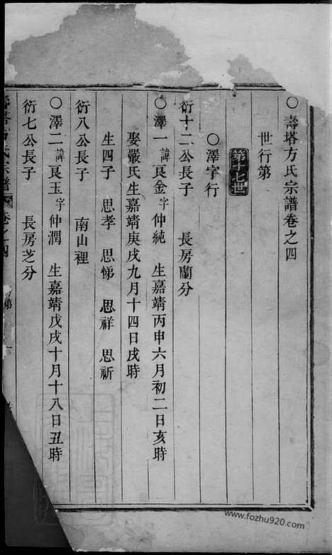 【寿塔方氏宗谱】（东阳家谱）_N1967.pdf