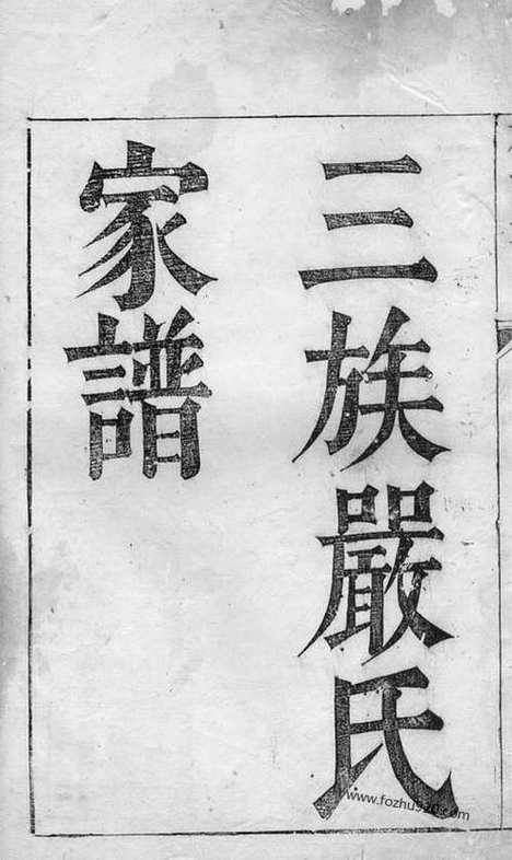 【重修竹园燕源城东三族严氏家谱】不分卷（遂安家谱）_N4281.pdf