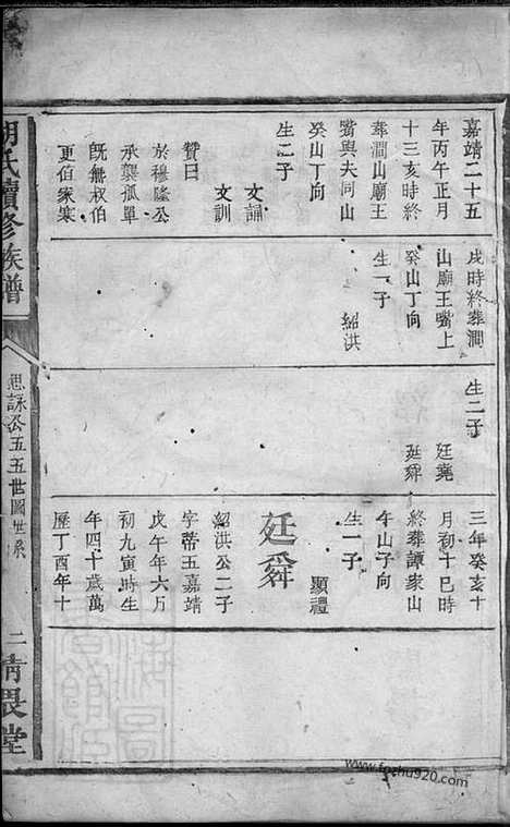 【胡氏续修族谱】不分卷_N7595.pdf