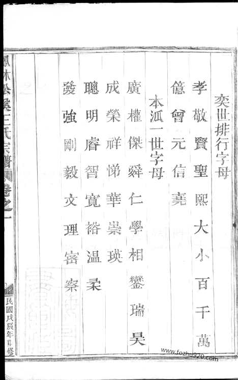 【凤林松溪王氏宗谱】五卷（浙江金华家谱）_N8175.pdf