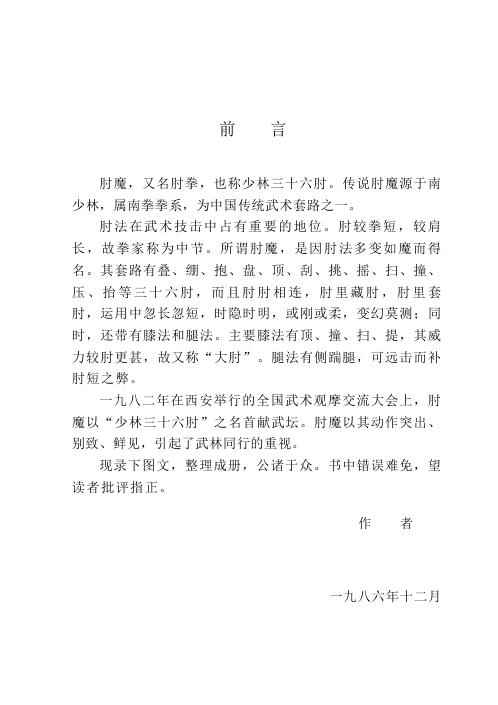 中华拳术与气功丛书肘魔.吕伟【中华拳术与气功丛书】