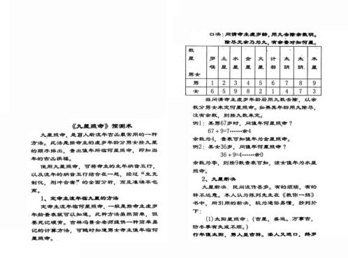 九星照命预测术.pdf