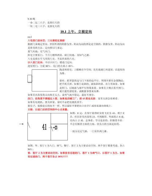 玄空风水笔记真实记录_冠元.pdf