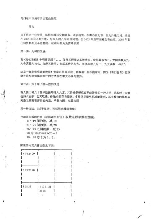 奇门遁甲预测彩票讲义_改进版_度缘.pdf