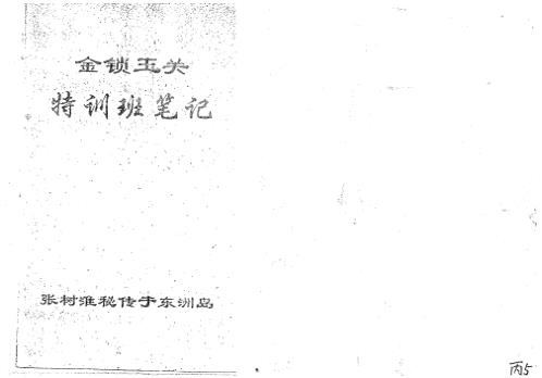 金锁玉关特训班笔记_张树淮.pdf