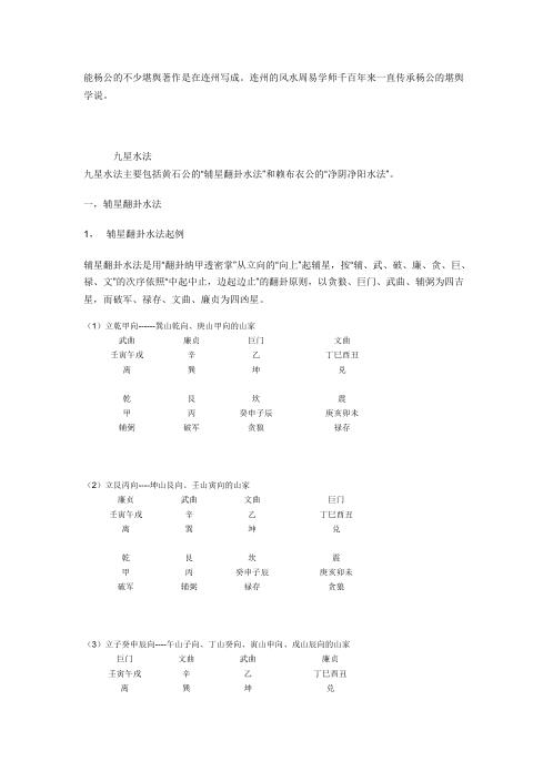 挨星翻卦龙神穴位水法.pdf