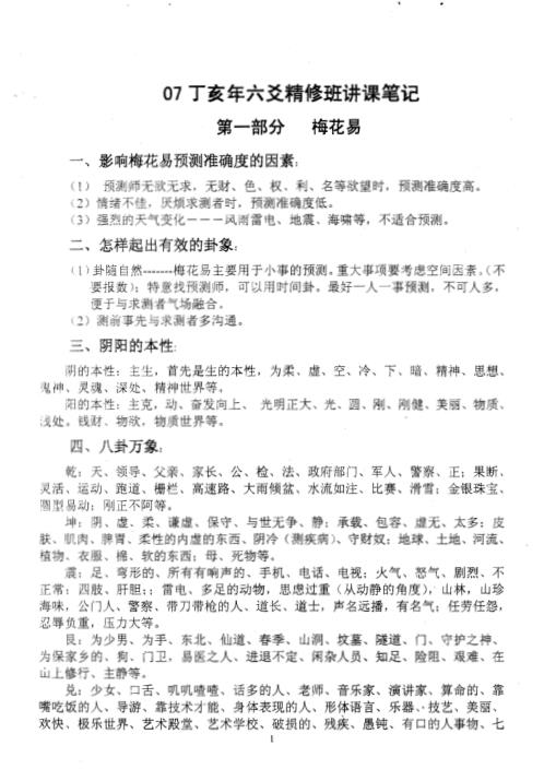 丁亥秋六爻精修班笔记_曲炜.pdf