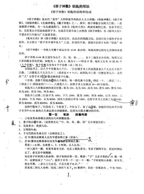 邵子神数钥匙用法_手稿_邵子.pdf