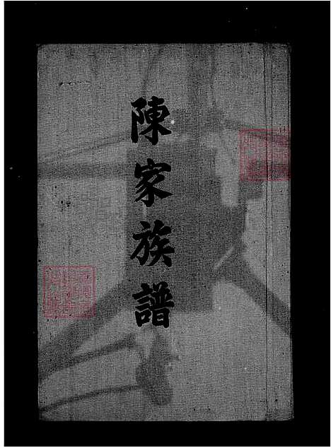 [陈] 陈家家谱 (台湾) 陈家族谱.pdf