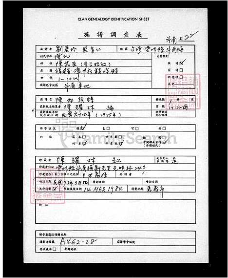 [陈] 陈姓家谱 (台湾) 陈姓族谱.pdf