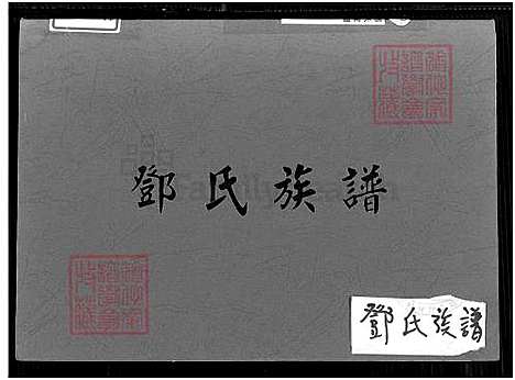 [邓] 邓氏家谱 (台湾) 邓氏族谱_照片 谱序 世系表-1880-2003.pdf