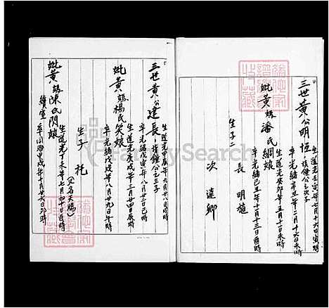 [黄] 黄氏家谱-内厝房 (台湾) 黄氏族谱.pdf