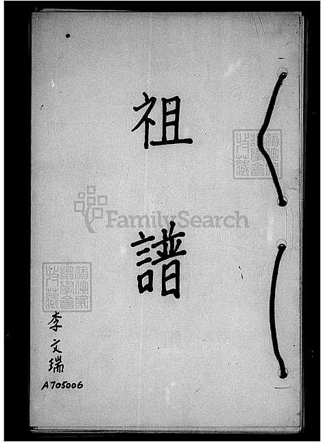 [李] 李氏家谱 (台湾) 李氏祖谱.pdf