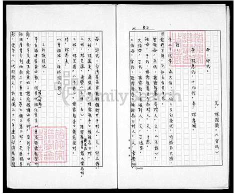 [林] 林氏家谱 (台湾) 林氏祖谱.pdf