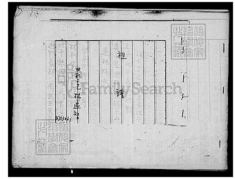 [林] 林氏家谱 (台湾) 林氏祖谱.pdf