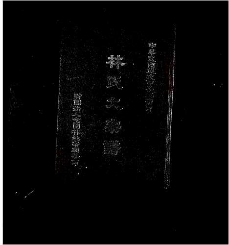 [林] 林氏大宗谱 (台湾) 林氏大族谱.pdf