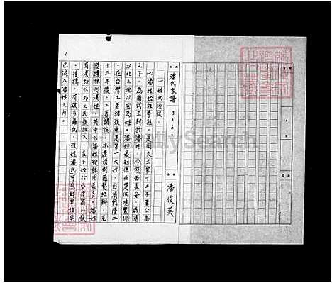 [潘] 潘氏家谱 (台湾) 潘氏族谱.pdf