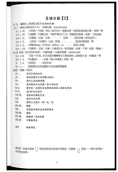 [王] 王氏宗谱.安溪蓬州渡台 (台湾) 王氏族谱安溪蓬州渡台_1600-2015.pdf