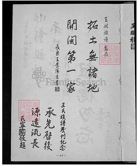 [王] 王氏家谱 (台湾) 王氏族谱_1750-1965.pdf