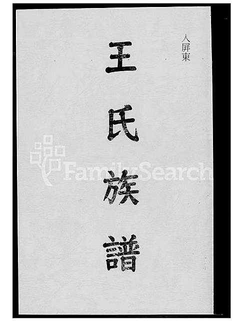 [王] 王氏家谱 (台湾) 王氏族谱_1600-2003.pdf