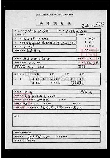 [王] 王氏巡忠公派下家谱 (台湾) 重复拍摄 1984 微捲1捲-35厘米.pdf