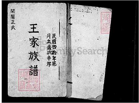 [王] 王家家谱-开闽正派 (台湾) 王家族谱.pdf