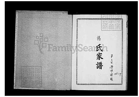 [杨] 杨氏家谱 (台湾) 杨氏族谱.pdf