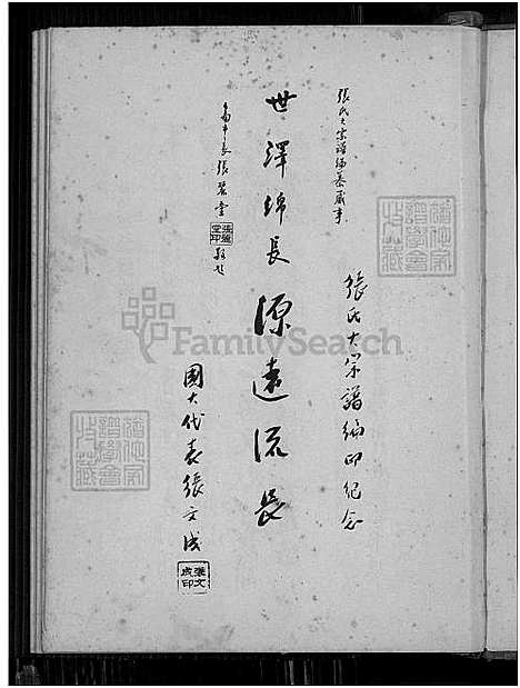 [张] 张氏大宗谱 (台湾) 张氏大族谱_1600-1976.pdf