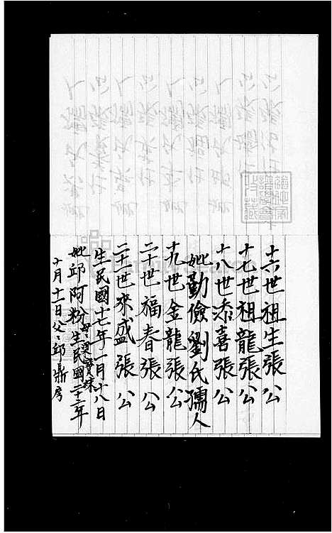 [张] 张氏家谱-清河堂 (台湾) 张氏族谱.pdf