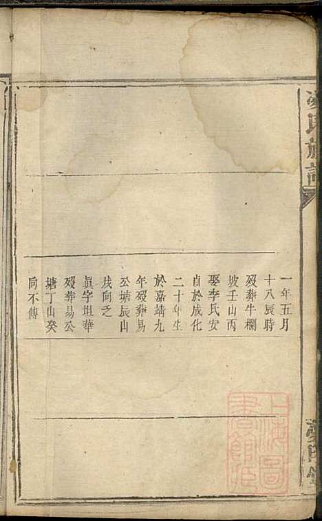 凌氏族谱_凌辉显_4册_梦印堂_清道光6年(1826_凌氏家谱_四