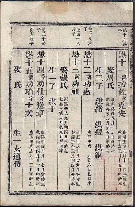 栗塘范氏宗谱_1册_长山范氏_清道光19年(1839_栗塘范氏家谱_一