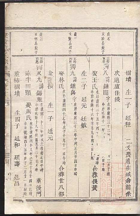 乐安应氏宗谱_11册_乐安应氏_清同治4年(1865_乐安应氏家谱_五