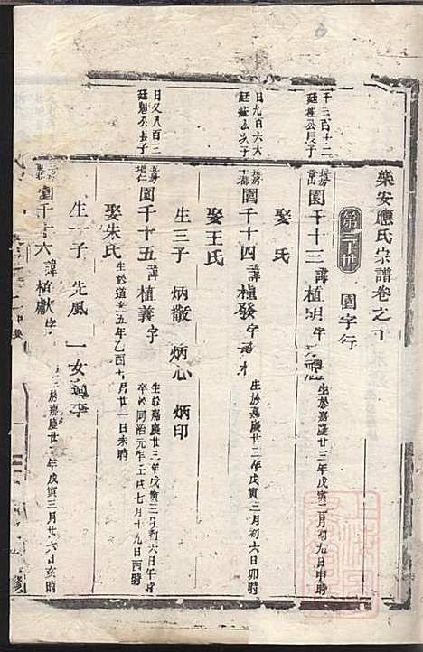 乐安应氏宗谱_11册_乐安应氏_清同治4年(1865_乐安应氏家谱_十