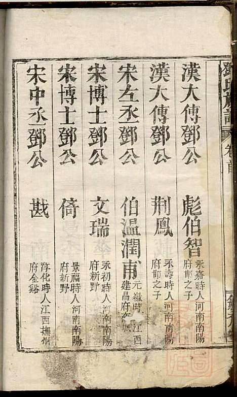 邓氏重修族谱_4册_毓秀堂_清嘉庆(1796-1820_邓氏重修家谱_一