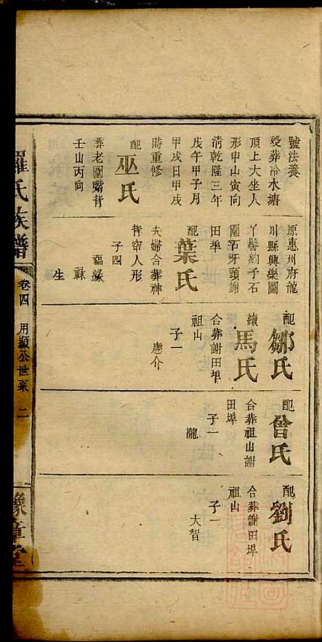 罗氏族谱_罗益联_8册_豫章堂_清咸丰11年(1861_罗氏家谱_五