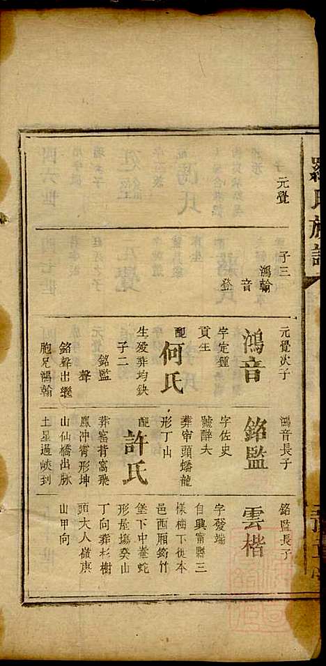 罗氏族谱_罗益联_8册_豫章堂_清咸丰11年(1861_罗氏家谱_六