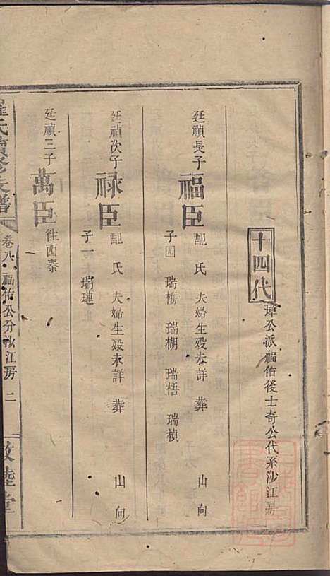 罗氏续修族谱_清罗祠文_存7册_敦睦堂_清咸丰七年(1860_罗氏续修家谱_七