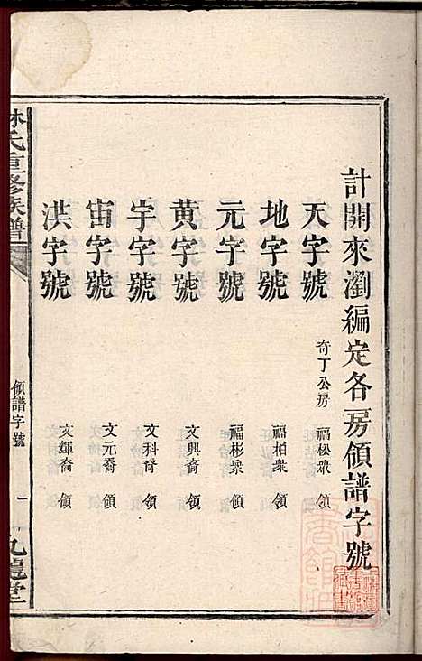 林氏重修族谱_林望亭_4册_九龙堂_清同治5年(1866_林氏重修家谱_三