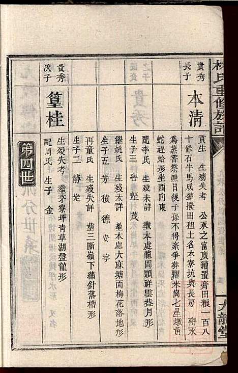 林氏重修族谱_林望亭_4册_九龙堂_清同治5年(1866_林氏重修家谱_四