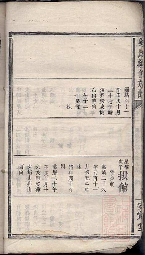 梁氏续修族谱_梁代吉_6册_桂园堂_清同治13年(1874_梁氏续修家谱_三