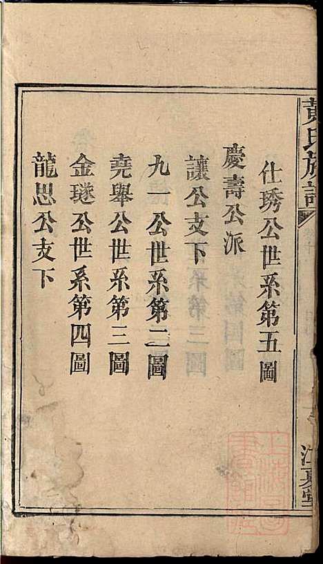 黄氏族谱_黄德成_13册_江夏堂_清道光22年(1842_黄氏家谱_十三