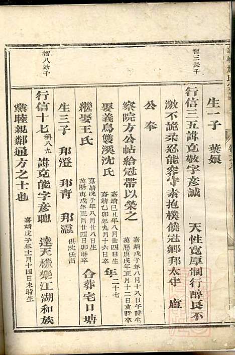 华峰施氏宗谱_施士洙_10册_金华施氏_清嘉庆10年(1805_华峰施氏家谱_六