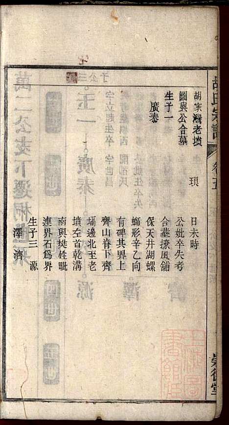 胡氏宗谱_胡豫桐_13册_崇德堂_清光绪4年(1878_胡氏家谱_五