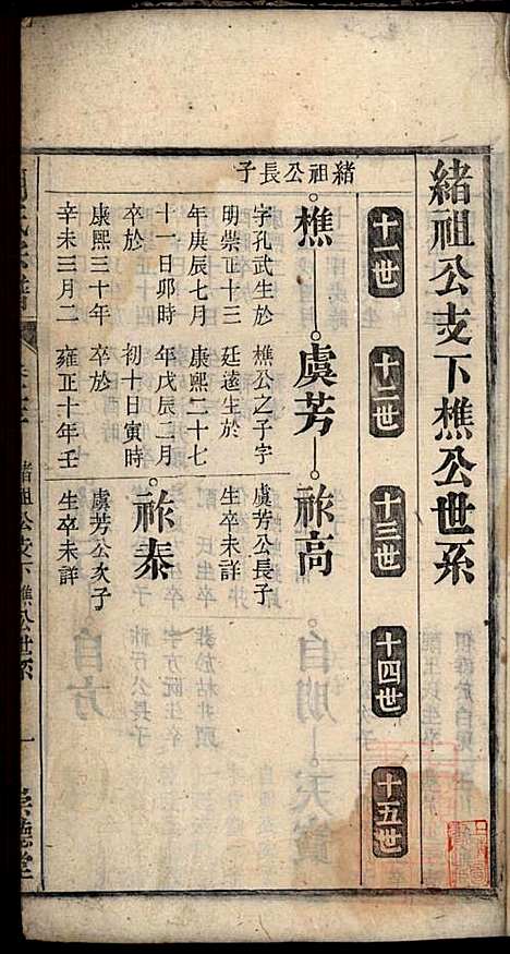 胡氏宗谱_胡豫桐_13册_崇德堂_清光绪4年(1878_胡氏家谱_十二