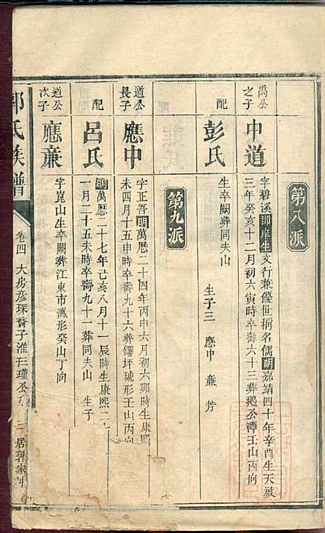 郭氏族谱_14册_同治四年(1865_郭氏家谱_五